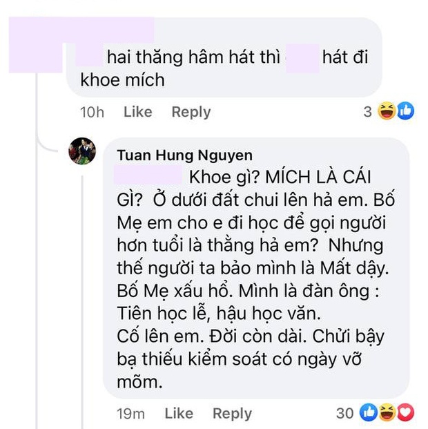 Tuấn Hưng đáp trả cực gắt khi bị netizen cà khịa livestream để khoe mic: Ở dưới đất chui lên hả em? - Ảnh 3. Tuấn Hưng đáp trả cực gắt khi bị netizen cà khịa livestream để khoe mic: Ở dưới đất chui lên hả em? - Ảnh 3.