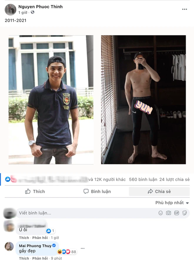 Noo Phước Thịnh khoe ảnh diện quần bó sát, còn dùng chữ ngon che chỗ nhạy cảm, Mai Phương Thuý liền có phản ứng chú ý - Ảnh 2. Noo Phước Thịnh khoe ảnh diện quần bó sát, còn dùng chữ ngon che chỗ nhạy cảm, Mai Phương Thuý liền có phản ứng chú ý - Ảnh 2.