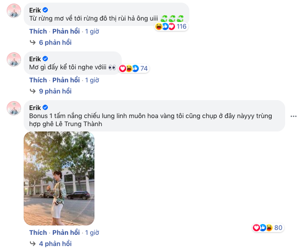 Erik bị spam bình luận thô tục, khủng bố loạt link 18+ sau lùm xùm đi thu âm giữa dịch - Ảnh 5. Erik bị spam bình luận thô tục, khủng bố loạt link 18+ sau lùm xùm đi thu âm giữa dịch - Ảnh 5.