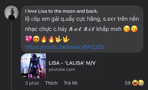 Phẫn nộ fan Lisa (BLACKPINK) spam link MV theo công thức bẩn: Không khác gì link clip 18+ - Ảnh 6.
