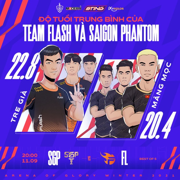 Siêu kinh điển Team Flash - Saigon Phantom: Kinh nghiệm, bản lĩnh hay kỹ năng và sức trẻ sẽ giành chiến thắng? - Ảnh 2.