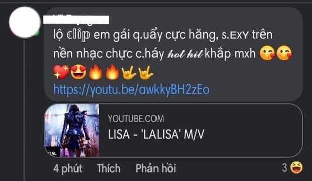 Phẫn nộ fan Lisa (BLACKPINK) spam link MV theo công thức bẩn: Không khác gì link clip 18+ - Ảnh 4.