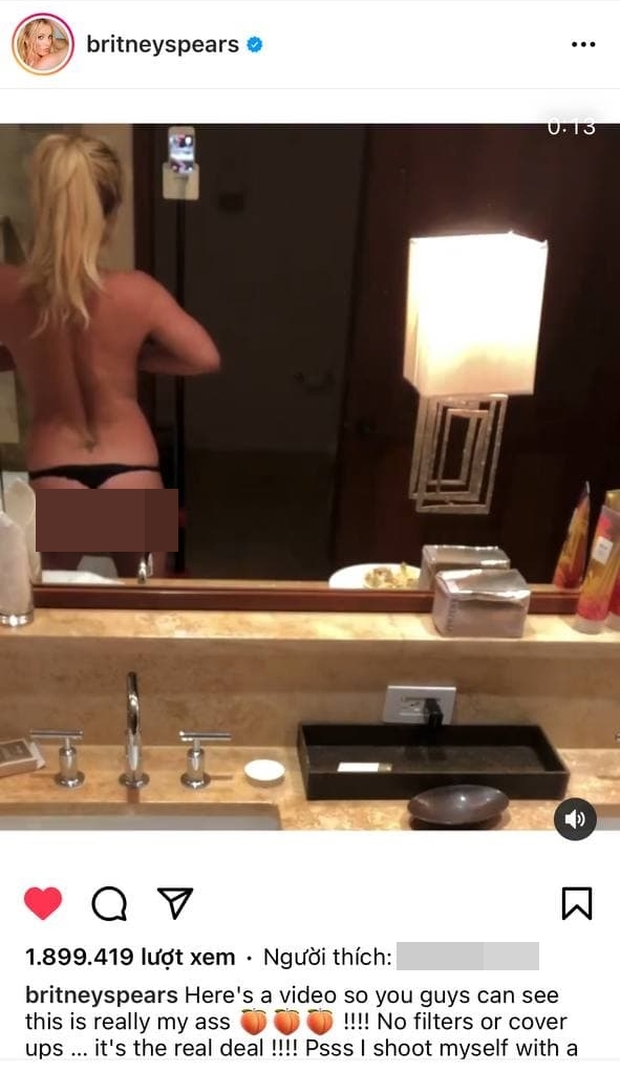 Hết bán nude khoe ngực giờ Britney Spears còn trưng trổ vòng 3, lý do đăng ảnh phô bày cơ thể như muốn ám chỉ điều gì? - Ảnh 1. Hết bán nude khoe ngực giờ Britney Spears còn trưng trổ vòng 3, lý do đăng ảnh phô bày cơ thể như muốn ám chỉ điều gì? - Ảnh 1.