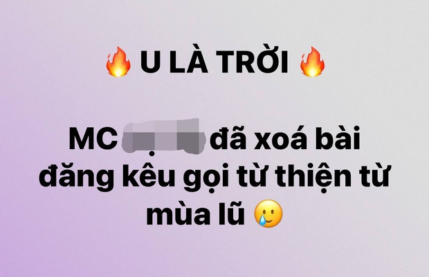 Rầm rộ thông tin Trấn Thành xóa bài đăng kêu gọi từ thiện từ mùa lũ năm ngoái, thực hư là gì? - Ảnh 4. Rầm rộ thông tin Trấn Thành xóa bài đăng kêu gọi từ thiện từ mùa lũ năm ngoái, thực hư là gì? - Ảnh 4.