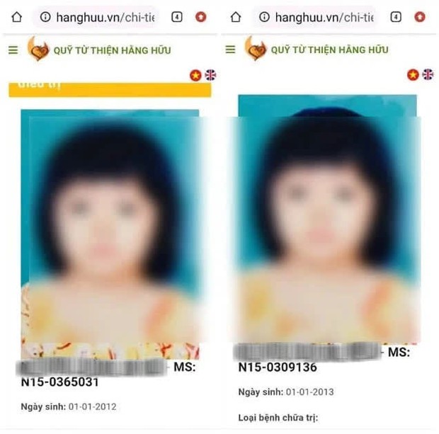 CĐM phát hiện hàng loạt bất thường về hồ sơ bệnh nhi của Quỹ từ thiện Hằng Hữu: 1 ảnh chân dung 2 hồ sơ, ngày phẫu thuật sớm hơn ngày sinh... 1 năm - Ảnh 1. CĐM phát hiện hàng loạt bất thường về hồ sơ bệnh nhi của Quỹ từ thiện Hằng Hữu: 1 ảnh chân dung 2 hồ sơ, ngày phẫu thuật sớm hơn ngày sinh... 1 năm - Ảnh 1.