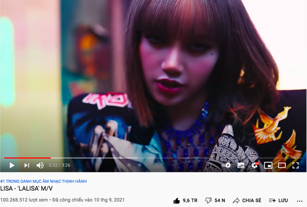 LALISA phá vỡ kỷ lục thế giới tồn tại 9 năm về tốc độ đạt 100 triệu views, so với BTS và BLACKPINK thì sao? - Ảnh 1. LALISA phá vỡ kỷ lục thế giới tồn tại 9 năm về tốc độ đạt 100 triệu views, so với BTS và BLACKPINK thì sao? - Ảnh 1.