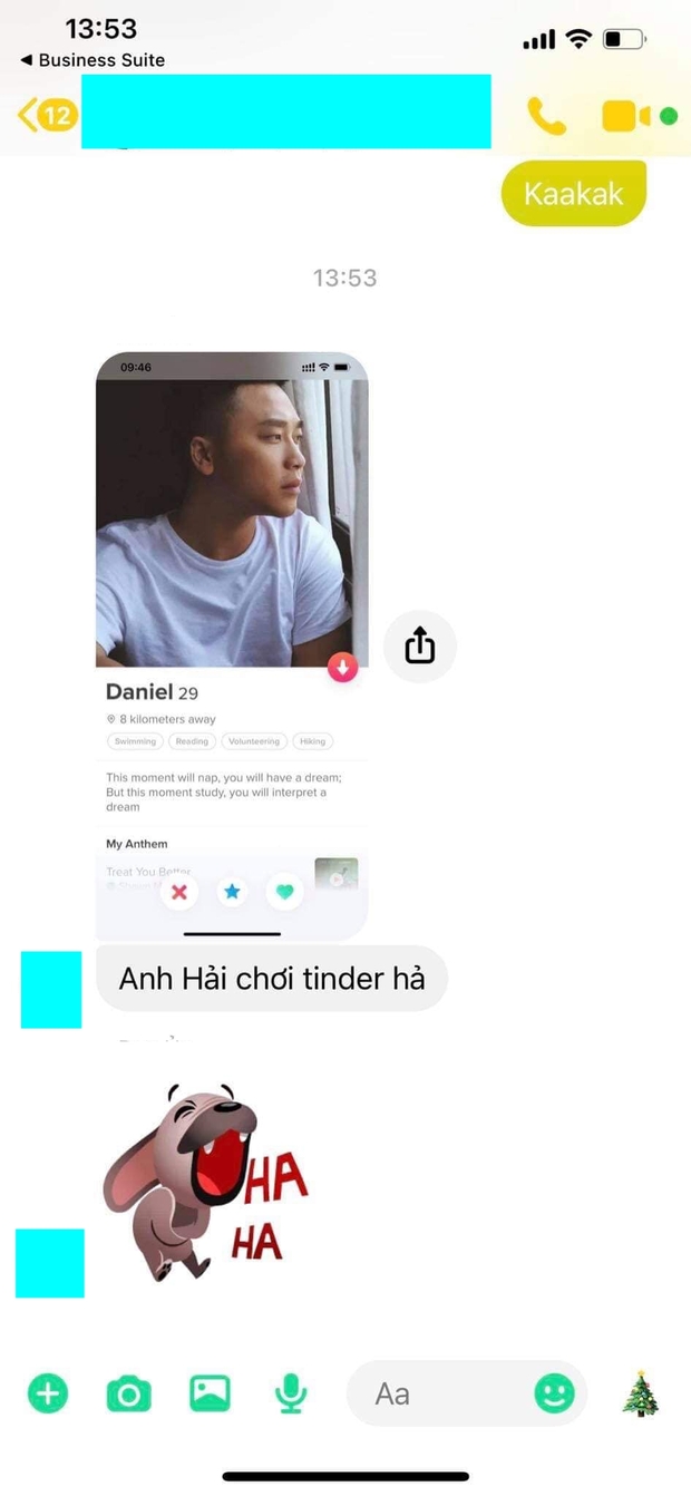 Bị lấy cắp hình ảnh dùng cho app hẹn hò, chồng Hoà Minzy đau khổ kể bị vợ càu nhàu, phải vội lên đính chính - Ảnh 2. Bị lấy cắp hình ảnh dùng cho app hẹn hò, chồng Hoà Minzy đau khổ kể bị vợ càu nhàu, phải vội lên đính chính - Ảnh 2.
