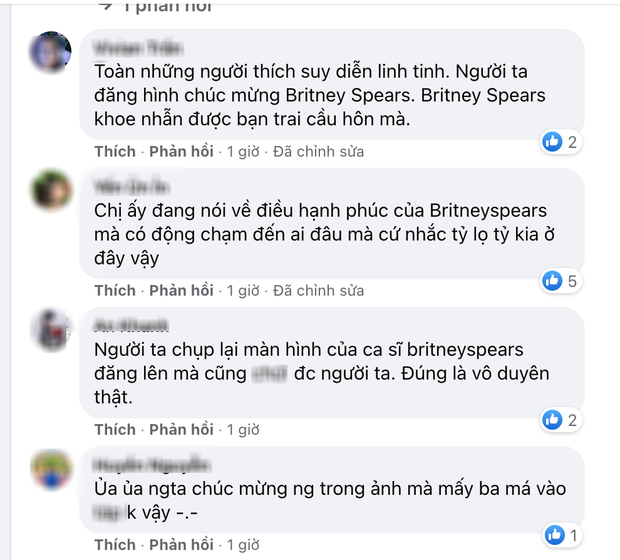 Chúc mừng Britney Spears được bạn trai cầu hôn, Hari Won bị chỉ trích vô lý vì tưởng đang khịa ai đó - Ảnh 4.