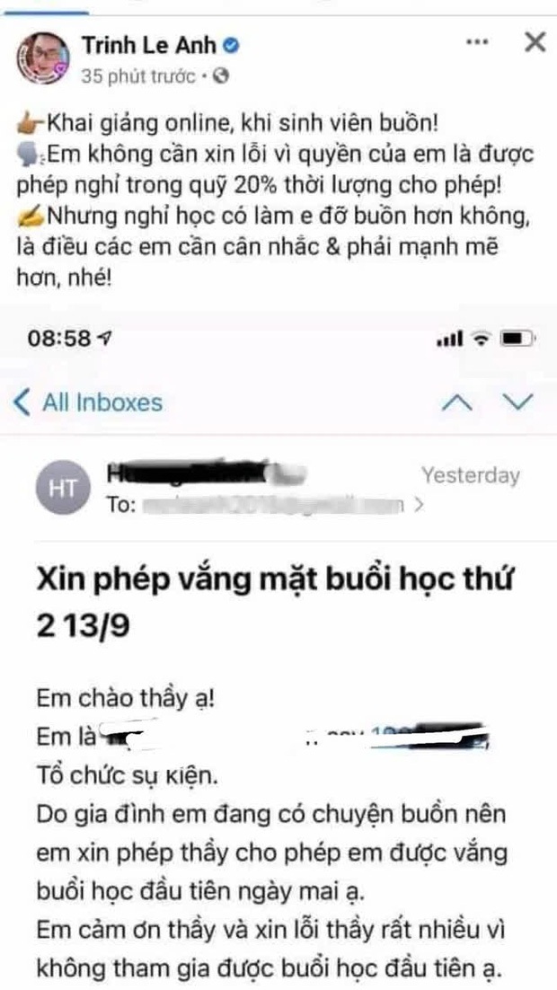 Diễn biến mới nhất vụ MC VTV kiêm giảng viên mỉa mai nghỉ học có giúp em đỡ buồn khi sinh viên nhà có người mất - Ảnh 1. Diễn biến mới nhất vụ MC VTV kiêm giảng viên mỉa mai nghỉ học có giúp em đỡ buồn khi sinh viên nhà có người mất - Ảnh 1.