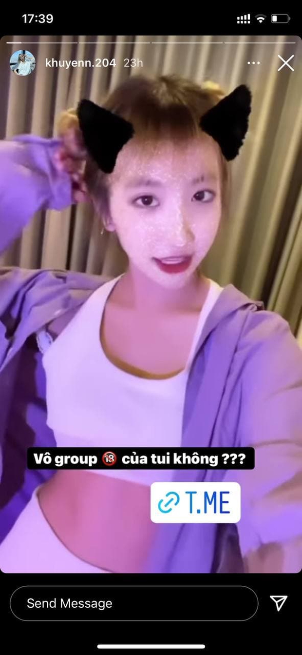 Người yêu sexy 2k4 của thiếu gia Bụt bất ngờ kêu gọi fan vào group 18+, thực hư thế nào? - Ảnh 2.