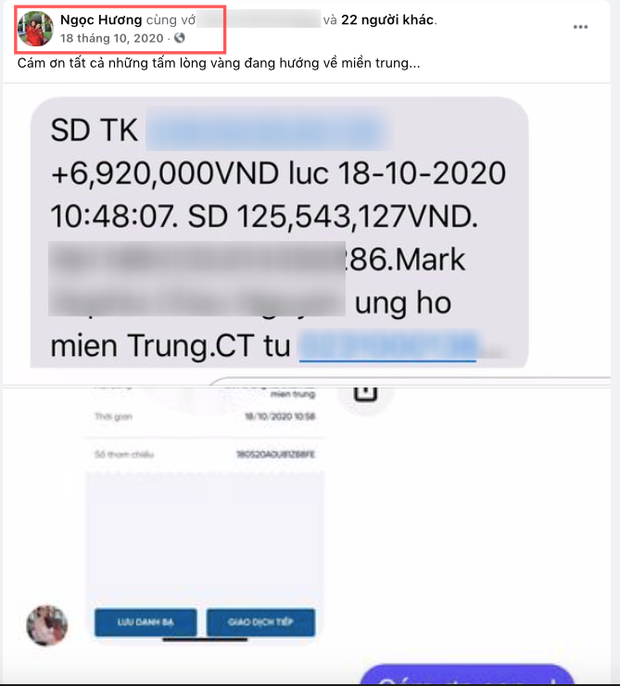 Đến mẹ Hà Hồ bị soi chi tiết gây tranh cãi, chỉ ghi tên cá nhân và con gái khi phát tiền trong đợt cứu trợ miền Trung? - Ảnh 4. Đến mẹ Hà Hồ bị soi chi tiết gây tranh cãi, chỉ ghi tên cá nhân và con gái khi phát tiền trong đợt cứu trợ miền Trung? - Ảnh 4.