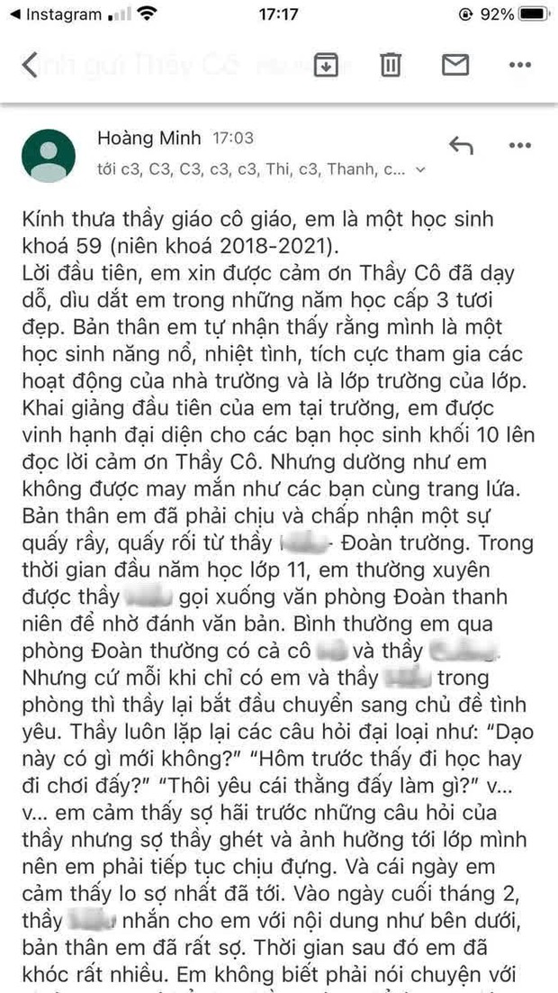 Sự thật bất ngờ vụ Thầy giáo Quảng Ninh bị tố quấy rối, nhắn tin tán tỉnh nữ sinh cấp 3: UBND TP đưa ra kết luận chính thức - Ảnh 2.