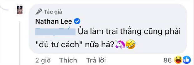 Bị đồn thổi về giới tính, Nathan Lee gay gắt đáp trả: Giới tính nào thì bạn cũng chẳng có cửa ngủ với mình - Ảnh 3. Bị đồn thổi về giới tính, Nathan Lee gay gắt đáp trả: Giới tính nào thì bạn cũng chẳng có cửa ngủ với mình - Ảnh 3.