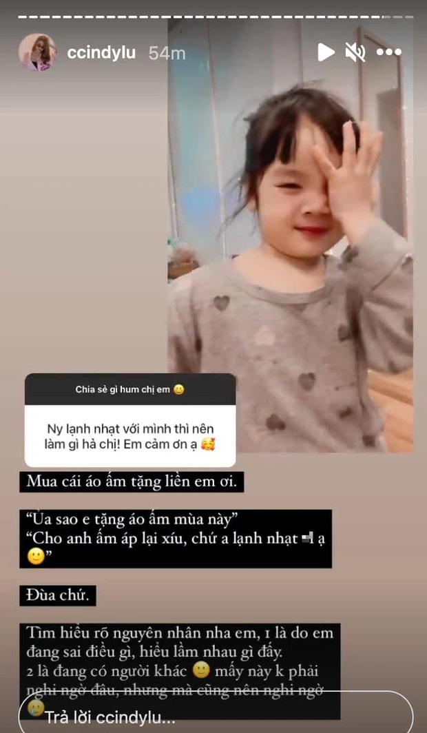 Giữa tin đồn chia tay Đạt G, Cindy Lư nêu 2 quan điểm: Bị tình cũ người yêu xoáy và có kẻ thứ 3 vì bị đối xử lạnh nhạt - Ảnh 3. Giữa tin đồn chia tay Đạt G, Cindy Lư nêu 2 quan điểm: Bị tình cũ người yêu xoáy và có kẻ thứ 3 vì bị đối xử lạnh nhạt - Ảnh 3.