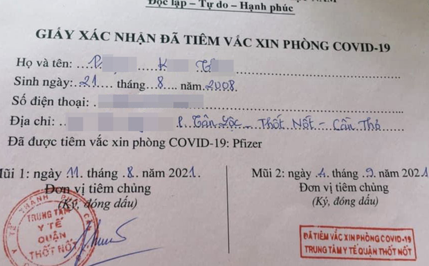 Chủ tịch Cần Thơ chỉ đạo khẩn sau vụ bé gái 13 tuổi tiêm vắc-xin Pfizer - Ảnh 1. Chủ tịch Cần Thơ chỉ đạo khẩn sau vụ bé gái 13 tuổi tiêm vắc-xin Pfizer - Ảnh 1.