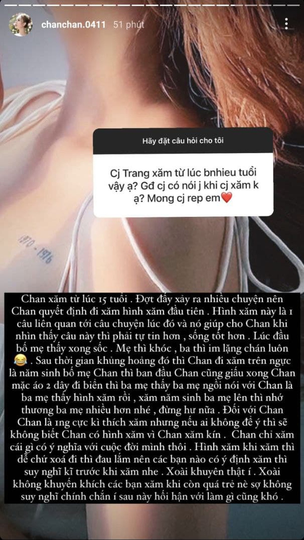 Hot girl lai Tây - vợ streamer giàu nhất Việt Nam hé lộ việc xăm hình đầu tiên ở tuổi 15 khiến ba buồn, mẹ khóc! - Ảnh 2.