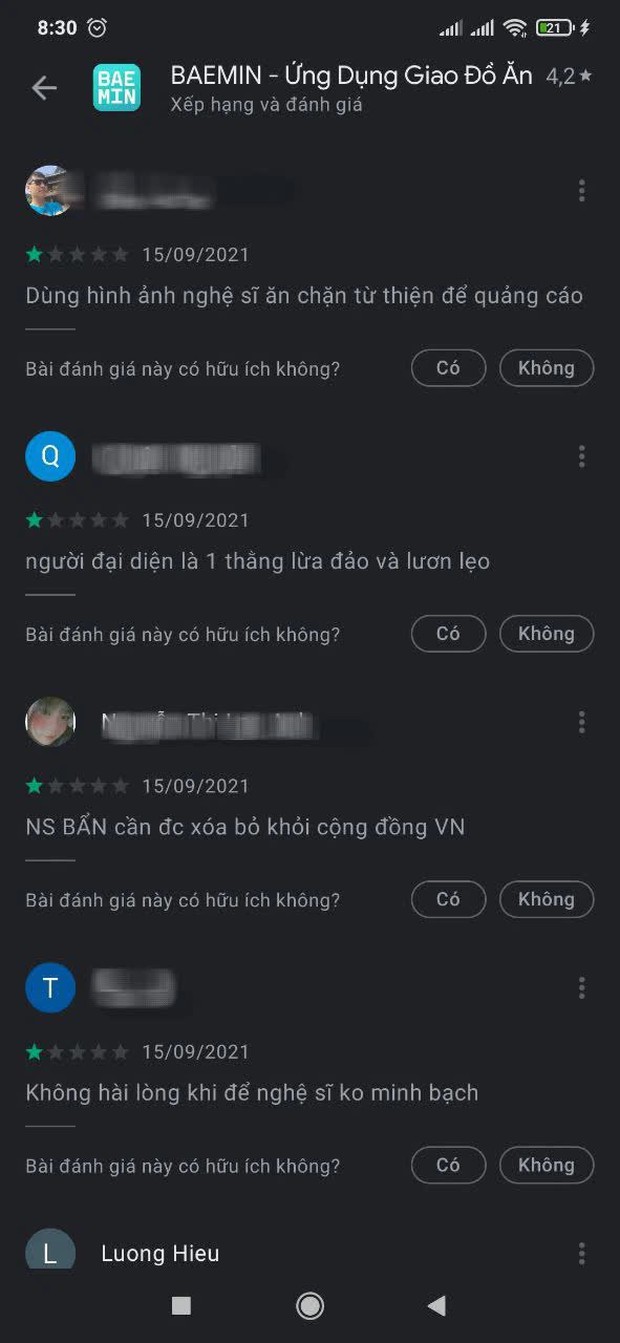 Một ứng dụng giao hàng bị netizen tấn công, nghi vấn vì những ồn ào chuyện sao kê của nghệ sĩ đại điện? - Ảnh 4.