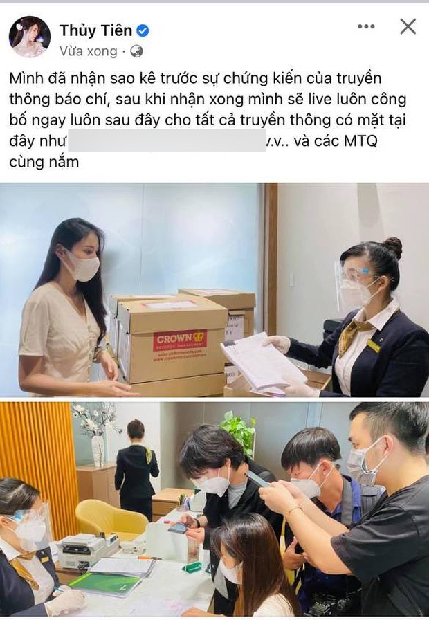 Phía Thuỷ Tiên bỗng có động thái trên mạng xã hội giữa lúc đến ngân hàng sao kê 177 tỷ tiền từ thiện - Ảnh 2.