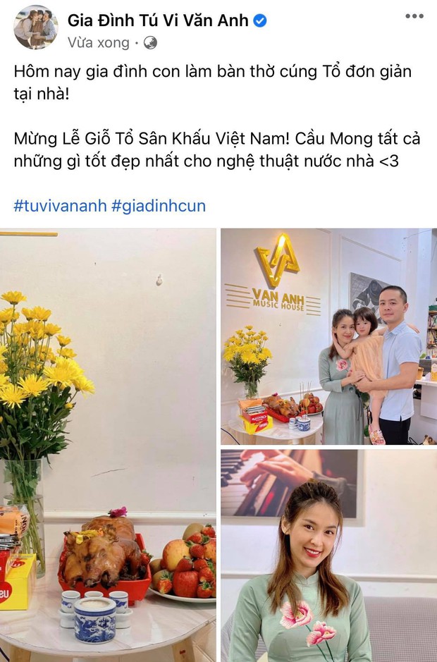 Showbiz Việt ngày Giỗ tổ sân khấu: Lý Hải - Khánh Vân và dàn sao Việt dâng lễ tại gia, Nam Thư muốn khóc vì tủi thân - Ảnh 24.