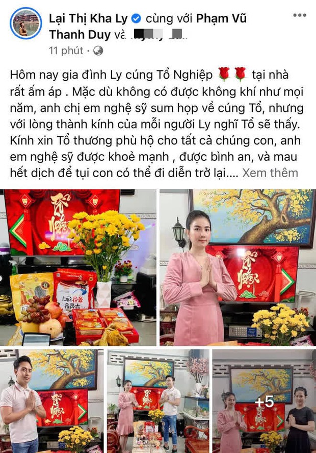 Showbiz Việt ngày Giỗ tổ sân khấu: Lý Hải - Khánh Vân và dàn sao khủng dâng lễ online tại gia, chẳng tụ họp mà cực ấm cúng!  - Ảnh 25.