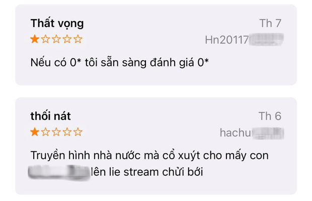 Một loạt ứng dụng của VTV nhận bão đánh giá 1 sao sau các phóng sự về lùm xùm tiền từ thiện, sao kê của nghệ sĩ - Ảnh 5.