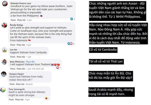 Fan Đông Nam Á đồng loạt gửi lời chúc đến tuyển Việt Nam, nhắc khéo về trọng tài - Ảnh 1.