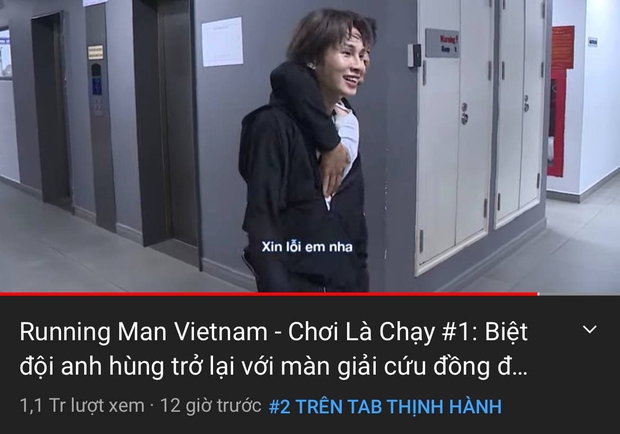 Tập mở màn Running Man Việt mùa 2 chỉ mất nửa ngày vụt lên top 2 trending, liệu có đánh bại ngôi đầu bảng? - Ảnh 2. Tập mở màn Running Man Việt mùa 2 chỉ mất nửa ngày vụt lên top 2 trending, liệu có đánh bại ngôi đầu bảng? - Ảnh 2.