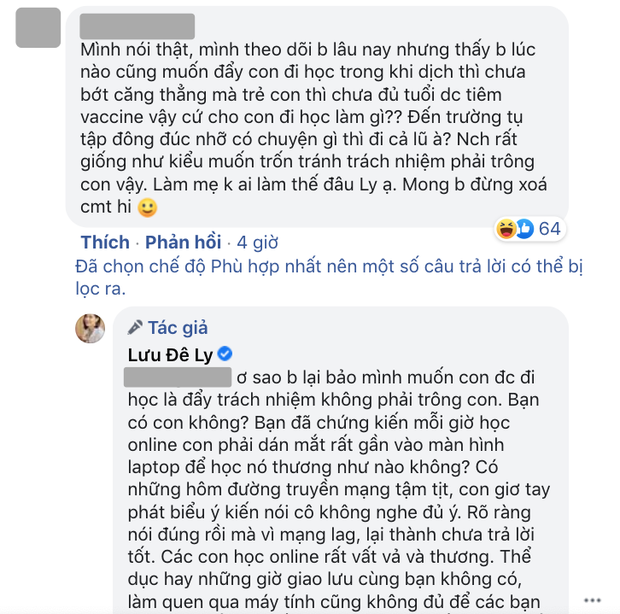 Bị chỉ trích chỉ muốn đuổi con đi học để trốn trách nhiệm, Lưu Đê Ly nổi đoá đáp trả căng đét! - Ảnh 3.