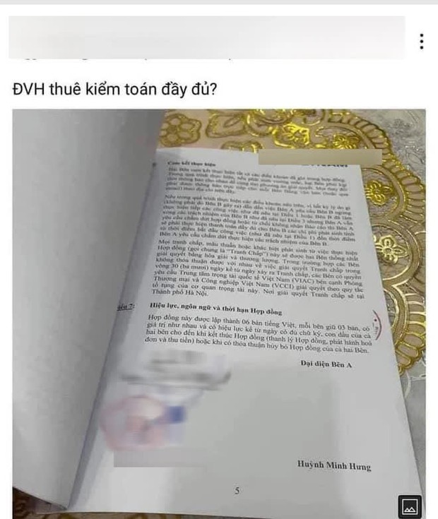 Rầm rộ bản hợp đồng được cho là của Đàm Vĩnh Hưng với 1 công ty kiểm toán? - Ảnh 2.