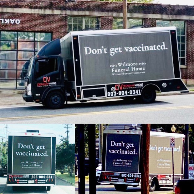 Đừng tiêm vaccine: Chiếc xe tải với thông điệp kỳ lạ gây bão cả nước Mỹ nhưng chẳng thấy ai phẫn nộ, bởi đằng sau nó là một ý tưởng thiên tài - Ảnh 3.