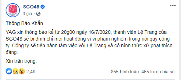 Thành viên girlgroup đông dân nhất Việt Nam, từng dính nghi vấn viết confession đòi kiện công ty, chính thức rời nhóm! - Ảnh 4. Thành viên girlgroup đông dân nhất Việt Nam, từng dính nghi vấn viết confession đòi kiện công ty, chính thức rời nhóm! - Ảnh 4.