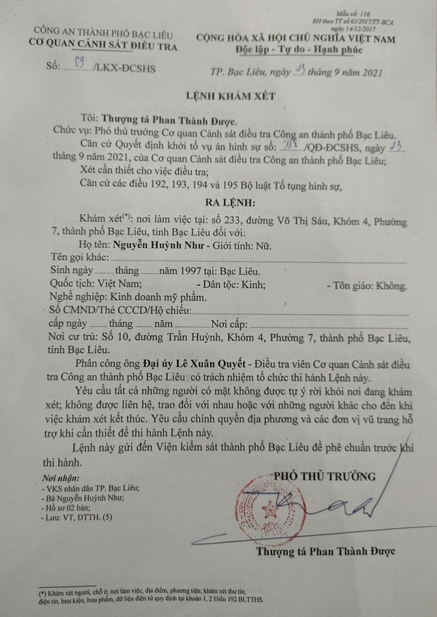  NÓNG: Khởi tố, khám xét nhiều nơi liên quan nữ giám đốc bị tố lây lan dịch Covid-19  - Ảnh 4.