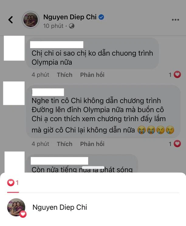 MC Diệp Chi âm thầm làm điều này khi netizen vẫn tràn vào hỏi: Vì sao không tiếp tục dẫn Olympia? - Ảnh 2.