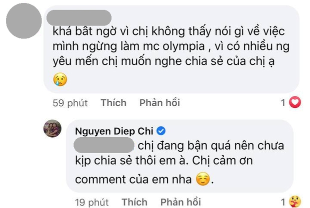 MC Diệp Chi tiết lộ lý do im lặng trước thông tin Khánh Vy thay thế mình tại Đường Lên Đỉnh Olympia - Ảnh 2.