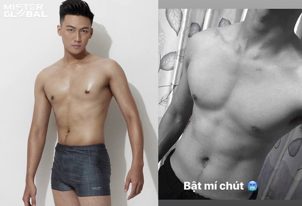 Mạc Trung Kiên khoe body mlem mlem hết là mỡ cá hú nhưng sao có mấy chỗ cong cong méo méo? - Ảnh 2.