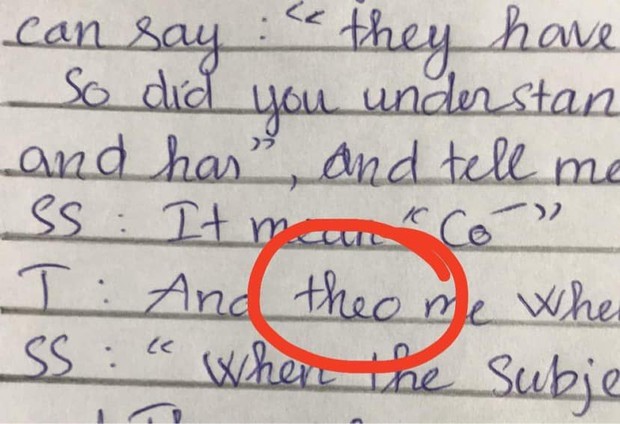 Cô dặn chỉ còn 5 phút nộp bài, nữ sinh viết vội 1 từ Tiếng Anh, khiến nghĩa cả câu trở nên kinh hoàng thế này - Ảnh 1.