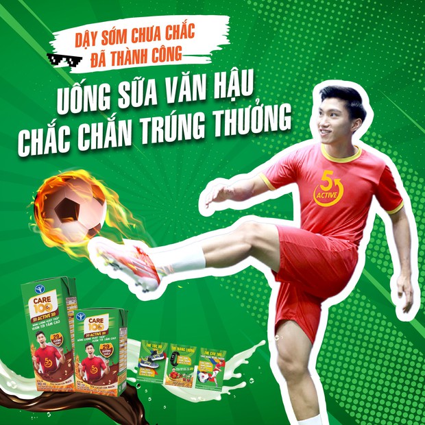 Quảng cáo gây lú “Uống sữa Văn Hậu…” trên poster của hãng sữa bị netizen phản ứng dữ dội vì chơi chữ kém duyên - Ảnh 1.