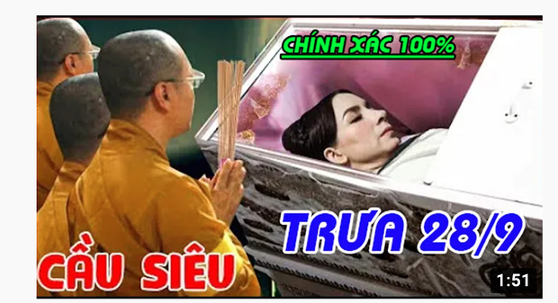 Xuất hiện hàng loạt hình ảnh, livestream giả mạo đám tang Phi Nhung trên YouTube, hãy là một người dùng MXH thông minh! - Ảnh 4.