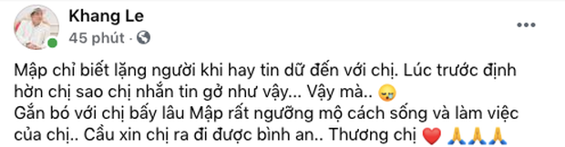 Hé lộ tin nhắn cuối cùng Phi Nhung gửi nhạc sĩ Minh Khang, đàn em muốn phát hờn vì bỗng dưng nói về điềm gở - Ảnh 3.