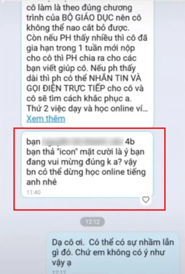 Cô bé lớp 4 lỡ tay thả nhầm 1 thứ vào group chat liền bị cô giáo cho nghỉ học, bêu tên trước toàn lớp và phụ huynh - Ảnh 1. Cô bé lớp 4 lỡ tay thả nhầm 1 thứ vào group chat liền bị cô giáo cho nghỉ học, bêu tên trước toàn lớp và phụ huynh - Ảnh 1.
