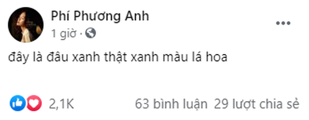 Phí Phương Anh có động thái đầu tiên trên MXH, đại diện lên tiếng thế nào sau khi bị VTV chỉ trích nhảm nhí, dung tục? - Ảnh 3. Phí Phương Anh có động thái đầu tiên trên MXH, đại diện lên tiếng thế nào sau khi bị VTV chỉ trích nhảm nhí, dung tục? - Ảnh 3.