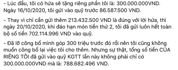 Nếu không sao kê, chúng ta sẽ không hề biết Trấn Thành âm thầm làm việc này trong đợt kêu gọi cứu trợ miền Trung - Ảnh 2. Nếu không sao kê, chúng ta sẽ không hề biết Trấn Thành âm thầm làm việc này trong đợt kêu gọi cứu trợ miền Trung - Ảnh 2.