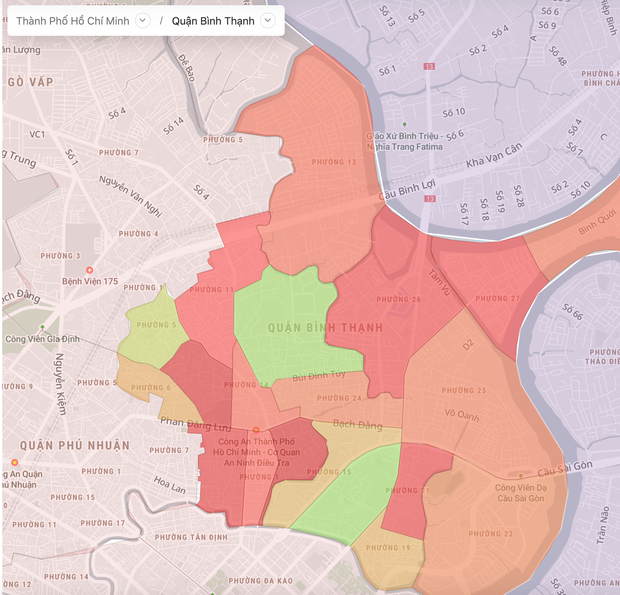 Cách xem gia đình bạn thuộc vùng xanh hay vùng đỏ trên bản đồ dịch Covid-19 - Ảnh 3.