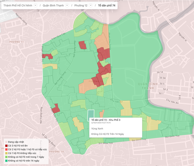 Cách xem gia đình bạn thuộc vùng xanh hay vùng đỏ trên bản đồ dịch Covid-19 - Ảnh 4.
