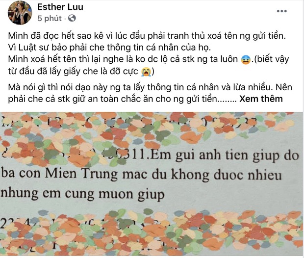 Hari Won nói rõ lý do bất đắc dĩ phải che một phần sao kê, không dám bùng bậy tiền từ thiện vì nguyên nhân này? - Ảnh 2.