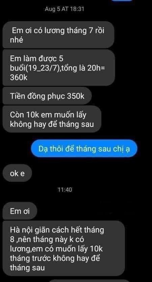 Nữ sinh đi làm thêm 2 tháng nhưng kết lương chỉ được 10k, biết được lý do khối người khóc giùm vì đồng cảm - Ảnh 1.