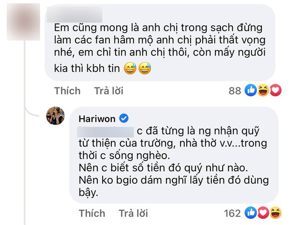 Không vòng vo, Hari Won chỉ nói 3 chữ cho thấy thái độ với Trấn Thành sau nhiều ngày vượt bão sao kê - Ảnh 4. Không vòng vo, Hari Won chỉ nói 3 chữ cho thấy thái độ với Trấn Thành sau nhiều ngày vượt bão sao kê - Ảnh 4.