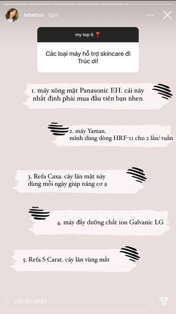 Hà Trúc liệt kê 5 chiếc máy skincare mà bất cứ cô nàng nào cũng nên sở hữu, nhưng nghe giá thì hơi đau ví - Ảnh 2. Hà Trúc liệt kê 5 chiếc máy skincare mà bất cứ cô nàng nào cũng nên sở hữu, nhưng nghe giá thì hơi đau ví - Ảnh 2.