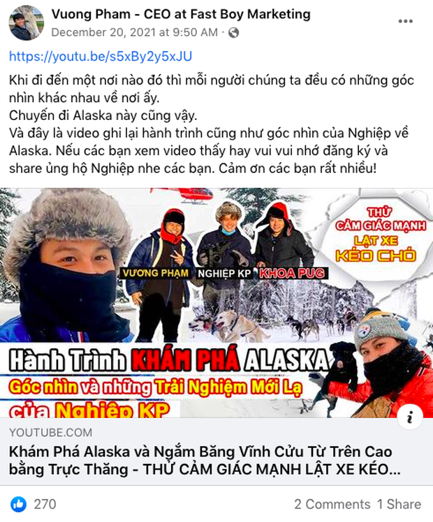 BIẾN: Triệu phú Vương Phạm có động thái dứt khoát khi liên tục bị Khoa Pug “phũ”, mối quan hệ thực sự “toang” rồi? - Ảnh 5. BIẾN: Triệu phú Vương Phạm có động thái dứt khoát khi liên tục bị Khoa Pug “phũ”, mối quan hệ thực sự “toang” rồi? - Ảnh 5.