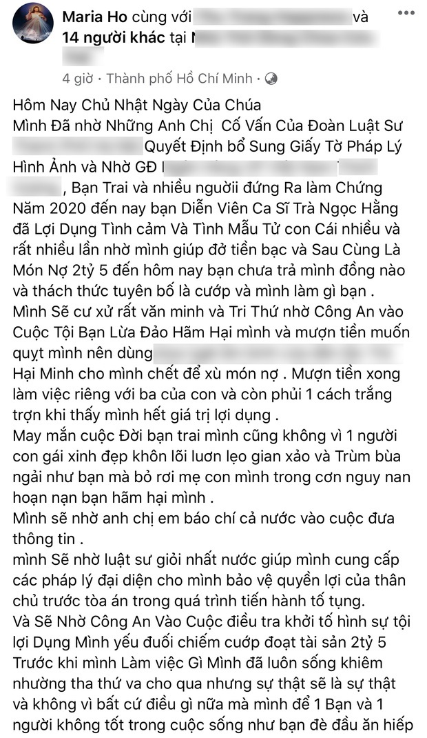 Trà Ngọc Hằng xỉa xói giữa đêm, tuyên bố vừa mất 3 tỷ đồng vì biến với 1 Hoa hậu - Ảnh 4.